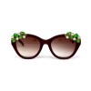 Dolce & Gabbana сонцезащитные очки 12186 коричневые с коричневой линзой 