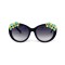 Dolce & Gabbana сонцезащитные очки 12187 чёрные с чёрной линзой . Photo 2
