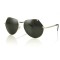 Женские сонцезащитные очки 8682 металлик с чёрной линзой . Photo 1