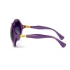 Dolce & Gabbana сонцезащитные очки 12192 фиолетовые с чёрной линзой 