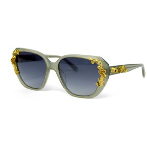 Dolce & Gabbana сонцезахисні окуляри 12193 зелені з зеленою лінзою 
