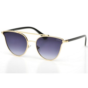 Christian Dior сонцезащитные очки 9584 золотые с серой линзой 