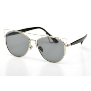 Christian Dior сонцезащитные очки 9605 металлик с серой линзой 