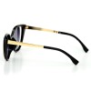 Жіночі сонцезахисні окуляри 9192 чорні з чорною лінзою 