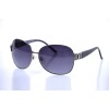 Christian Dior сонцезахисні окуляри 10018 срібні з чорною лінзою 