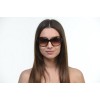 Christian Dior сонцезащитные очки 10021 коричневые с коричневой линзой 