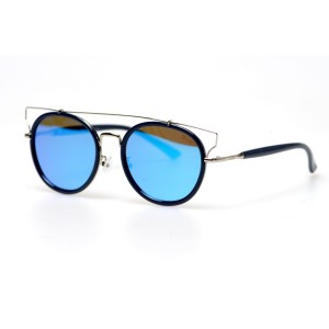 Christian Dior сонцезащитные очки 11118 синие с синий линзой 