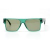 Christian Dior сонцезахисні окуляри 11134 зелені з зеленою лінзою 
