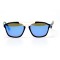 Christian Dior сонцезащитные очки 11173 чёрные с синий линзой . Photo 2