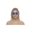 Christian Dior сонцезащитные очки 11173 чёрные с синий линзой 