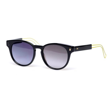 Christian Dior сонцезахисні окуляри 11407 чорні з коричневою лінзою 