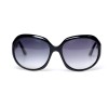 Christian Dior сонцезахисні окуляри 11408 чорні з чорною лінзою 