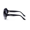 Christian Dior сонцезащитные очки 11408 чёрные с чёрной линзой 