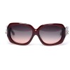 Christian Dior сонцезащитные очки 11412 красные с сиреневой линзой 