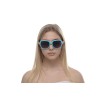 Christian Dior сонцезахисні окуляри 11416 блакитні з чорною лінзою 
