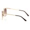 Жіночі сонцезахисні окуляри 9197 золоті з коричневою лінзою . Photo 3