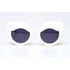 Christian Dior сонцезахисні окуляри 11419 білі з чорною лінзою 