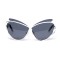 Christian Dior сонцезащитные очки 11436 белые с чёрной линзой . Photo 2