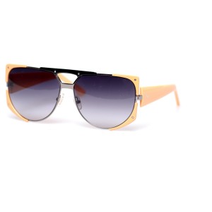 Christian Dior сонцезащитные очки 11438 оранжевые с серой линзой 