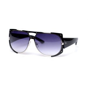 Christian Dior сонцезащитные очки 11439 чёрные с чёрной линзой 