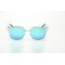 Женские сонцезащитные очки 9202 металлик с синей линзой . Photo 2
