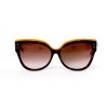 Christian Dior сонцезащитные очки 11706 леопардовые с коричневой линзой 