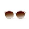 Christian Dior сонцезахисні окуляри 11709 прозорі з коричневою лінзою 