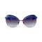 Christian Dior сонцезахисні окуляри 11719 бузкові з чорною лінзою . Photo 2