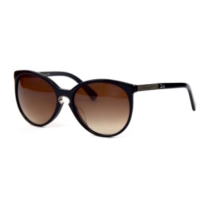 Christian Dior сонцезахисні окуляри 11720 чорні з коричневою лінзою 