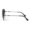 Christian Dior сонцезащитные очки 11722 металлик с чёрной линзой 