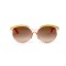 Christian Dior сонцезахисні окуляри 11727 бежеві з коричневою лінзою . Photo 2