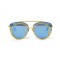 Christian Dior сонцезащитные очки 11728 золотые с синий линзой . Photo 2