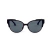 Christian Dior сонцезащитные очки 11729 чёрные с чёрной линзой 
