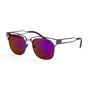 Christian Dior сонцезахисні окуляри 11732 бузкові з фіолетовою лінзою 