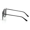 Женские сонцезащитные очки 9210 чёрные с чёрной линзой 