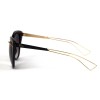 Christian Dior сонцезахисні окуляри 11977 чорні з коричневою лінзою 