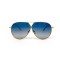 Christian Dior сонцезахисні окуляри 11979 золоті з синьою лінзою . Photo 2