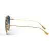 Christian Dior сонцезащитные очки 11979 золотые с синий линзой 