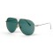 Christian Dior сонцезащитные очки 11980 серебряные с зелёной линзой . Photo 1