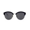 Christian Dior сонцезащитные очки 11981 чёрные с чёрной линзой 