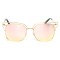 Жіночі сонцезахисні окуляри 9211 золоті з рожевою лінзою . Photo 2