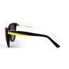 Christian Dior сонцезахисні окуляри 11984 чорні з чорною лінзою 