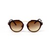 Christian Dior сонцезахисні окуляри 12058 коричневі з коричневою лінзою 