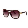 Christian Dior сонцезащитные очки 12059 коричневые с коричневой линзой 