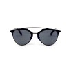 Christian Dior сонцезахисні окуляри 12063 чорні з чорною лінзою 