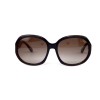 Christian Dior сонцезахисні окуляри 12360 чорні з коричневою лінзою 