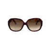 Christian Dior сонцезахисні окуляри 12361 леопардові з коричневою лінзою 