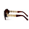Christian Dior сонцезахисні окуляри 12361 леопардові з коричневою лінзою 