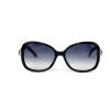 Christian Dior сонцезахисні окуляри 12362 чорні з чорною лінзою 