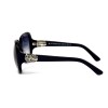 Christian Dior сонцезащитные очки 12362 чёрные с чёрной линзой 